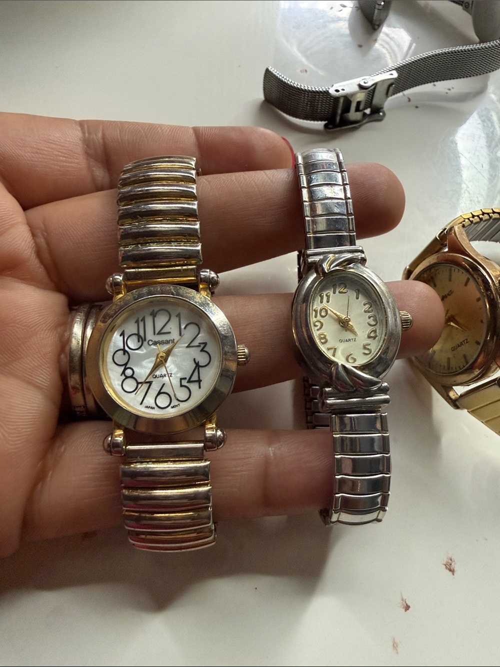 Two-Tone Women's Quartz Watch - Gold and Silver